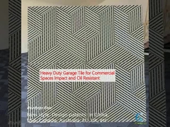 กระเบื้องโรงรถรับจ้างหนัก สําหรับพื้นที่พาณิชย์ ทนต่อแรงกระแทกและน้ํามัน