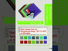 พื้นโรงรถสีดําสําหรับช่วงอุณหภูมิ -20 ° F ถึง 120 ° F ในราคาถูก