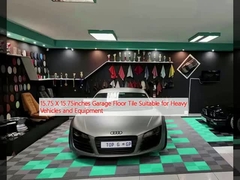 15.75 X 15.75 นิ้ว แผ่นพื้นโรงรถ เหมาะสําหรับรถยนต์และอุปกรณ์หนัก