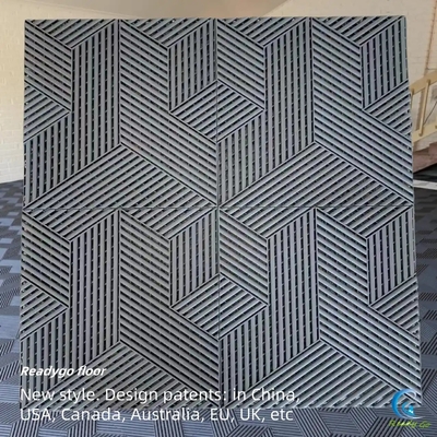 Anti Slip Interlocking Garage Tile 25000ปอนด์ แมทตี้สล็อคสําหรับโรงรถ