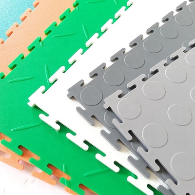 กระเบื้องพื้นโรงรถ PVC สีเทา กันน้ํา สําหรับภายในภายนอก