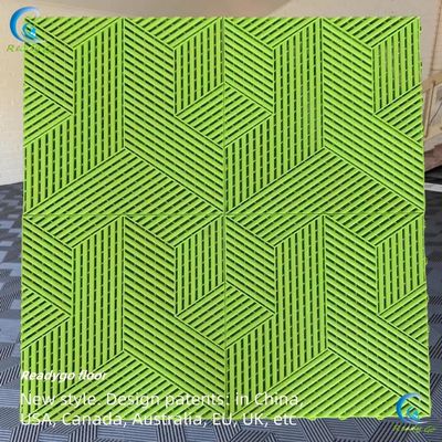 คลิกติดตั้งระบบกระเบื้องปูพื้นโรงรถ 620 กรัม/ชิ้น สำหรับการปรับปรุงโรงรถ